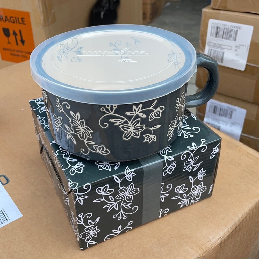 Temptations Floral Lace Meal Mug